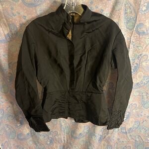 Black Antique Edwardian Women's Top  McKibben 1900S Please Read Description